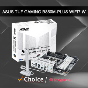 ASUS | ASUS New TUF GAMING B850M PLUS WIFI7 W AMD B850 Micro-ATX Supports up to 9000 series Ryzen Socket AM5 DDR5 Motherboard