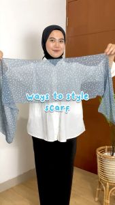 Ghanimi - Scarf Syal dan Bandana / Aksesoris motif / aksesoris kemeja polos / neck scarf motif / scarf hijab motif / scarf leher / syal kemeja