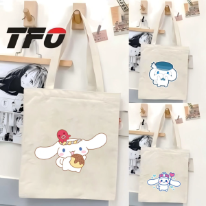 TFO Tote Bag Kuromi Character from the Sanrio Universe College School Tote Bag