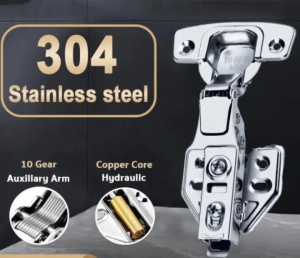 Soft Close Hydraulic Heavy Duty Regular Concealed Hinges For Cabinet Door DIY