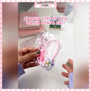 KELONTONG UNIK | COLORFUL - Charm Wrist Holder/ Tali Gantungan Gelang HP/ Lanyard HP/ Phone Charm String Strap GHTC