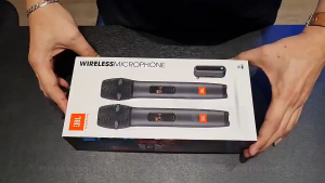 Jbl Wireless Microphone Professional Uhf Portable Wireless Microphone Ideal for Performing Karaoke on a Home Stage.