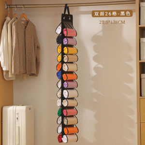 Macaron Color Yoga Pants Hanging Storage Bag Wardrobe Clothes Hanger Door Back Sports Wear Organizer Japanese Style Storage Bag