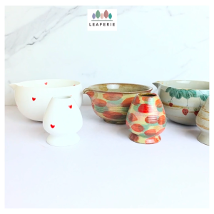 The Leaferie Matcha set (Series 2) Ceramic bowl kitchenware chawan chasen green tea