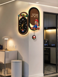 HAOJIUBUJIAN | Wall Mounted Digital Calendar Clock Double-sided