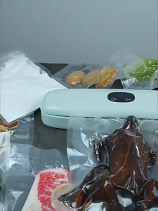 LED Vacuum Sealer Machine | Automatic Food Sealing & Preservation | One-Touch Vacuum Air Sealing for Plastic Bags