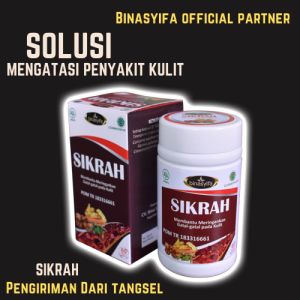 SIKRAH Obat Gatal -gatal Kulit Alergi Darah Kotor Binasyifa Herbal