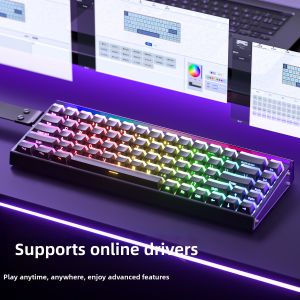 AULA-MOJING | Gaming High Performance Mechanical Keyboard with Magnetic Switches and RGB Lighting