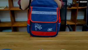 Balo Cho Bé Trai Đi Học TNBags TN.B.3016 Cao Cấp Chống Nước Siêu Nhẹ Nhiều Ngăn Tiện Dụng Màu Xanh Phối Đỏ Năng Động Dễ Thương!