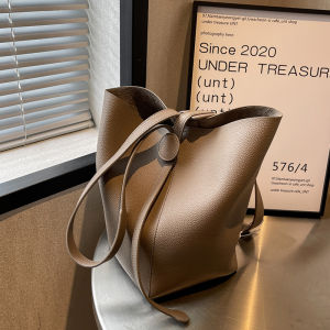 Fashionable Casual Large Capacity Womens Tote Bag Single Shoulder Crossbody Bag Stylish Korean Style Dolan Soft PU Leather