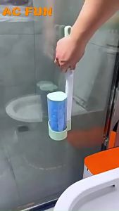 ACFUN Disposable Toilet Brush Wall Mounted Efficient Bathroom Toilet Cleaning System Household Simple Toilet Cleaning