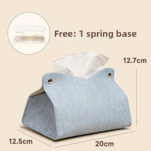 Elegant Creative Tissue Box Leather
