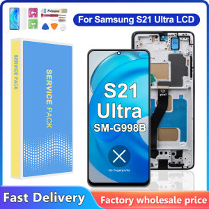 S21 Ultra TFT Screen Replacement For Samsung S21 Ultra 5G G998B G998B/DS SM-G9980 Lcd Display Digital Touch Screen with Frame