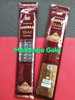 Dupa Hio Maharaja Gold Panjang 1Bungkus Isi 50 Batang Stick By Darshan India / Buhur Pengharum Ruangan Aromaterapi