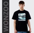 KAOS T-SHIRT SOUVENIR CHINA SHANGHAI, CHONGQING BEIJING, OLEH-OLEH CHINA PREMIUM QUALITY. 