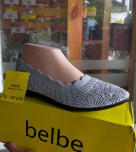 SEPATU SLOP CEWEK/SEPATU IMPORT RAJUT/SEPATU BELBE