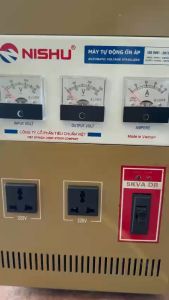 Ổn Áp Nishu 5KVA DR-I dải 50-250V bảo hành 4 năm 100% dây đồng