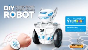 Smart Hand Band Control Gravity Induction Remote Control Robot Stem Kit DIY Robot Assemble Toy Building Sets