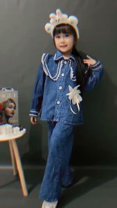 Setelan Lolly Jeans Cutbray Mix Rompi Brukat - One Set Cutbray Jeans Mix SETELAN ROMPI BRUKAT ANAK JEANS MASAKINI IMPORT JEANS MIX ROMPI JAGUAR BRUKAT ANAK PEREMPUAN USIA 3 – 12 TAHUN ONE SET CELANA CUTEBRAY ANAK MUSLIMAH ANAK KEKINIAN 2025