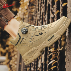 Warrior | New Spring High-top British Style Casual Rotating Buckle Tactical Work Boots