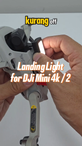Ultra-Light Night Flight Searchlight LED Fill Light Kit Lightweight 3D Printed Mount Bracket Holder For DJI Mini 2 / 4k