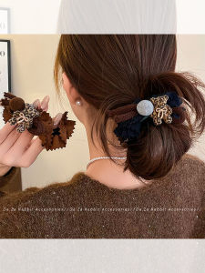 Cute Cartoon Leopard Pattern Bear Headband