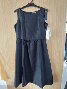 Dress wanita Remaja / Dewasa hitam polos