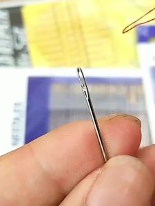 30Pcs Side Hole Blind Sewing Needles Stainless Steel Elderly Self Threading Needles Household DIY Beading Threading Needle