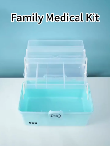 Nearra Medicine Box Organizer First Aid Kit Box Medicine Kit Med Kit Tackle Box Tuckle Box Dental
