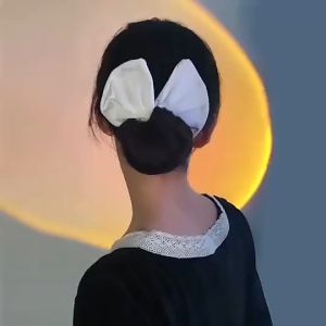 Ribbon Hair Ties 🎀 蝴蝶结扭扭盘发器 Alat Sanggul Rambut Wanita Viral Bun Head Ties Bow Hair Pin Woman Hair Accessories Tiktok