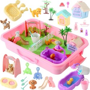 Portable Sensory Play Tray Pet & Children Sandbox