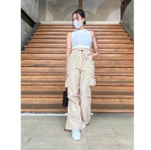 CELANA CARGO PANTS SERUT//CELANA CARGO PANJANG WANITA//CELANA PANJANG WANITA KEKINIAN