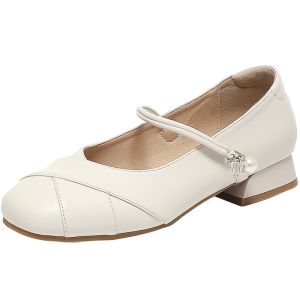 Daphne | Elegant Comfortable French Mary Jane Coarse Heel Shoes Summer