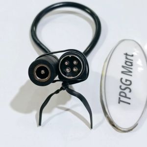 Cáp chuyển nguồn 4 Kim dài 20Cm / Đầu 5.5mm x 2.1mm ra 4 Pin cho máy in Bill hóa đơn In Decal...