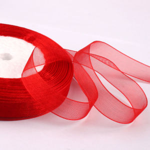 Transparent Silk Ribbon DIY Hairband Lace Bouquet Headwear Material Snowgauze Fabric Home Sewing Accessories Vase Decoration