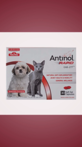 Antinol Rapid 30 Tablets Dog Cat Joint Nutrition