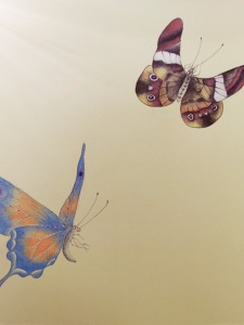 New Antique Style Thickened Silk Paper Fan Face for Calligraphy And Traditional Chinese Painting Creation Business Stationery