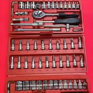 Bộ dụng cụ mở bu lông ốc vít bộ dụng cụ sửa chữa ô tô xe máy bộ dụng cụ đa năng 46 chi tiết cầm tay cao cấp