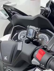 Motorcycle CNC Tire Pressure Monitor Fixed Base for Yamaha XMAX 300 250 125 400 V1 V2 Brake Oil Cup Pump Cover Extension Adapter Bracket Accessories