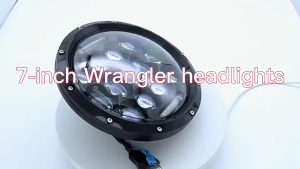 [Vận chuyển nhanh] Đèn pha xe máy Ống kính thủy tinh LED 7 inch Đèn pha xe máy cổ điển Đèn pha LED trang trí Đèn pha LED xe máy