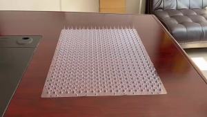 Plastic Prickle Strip Cat Stopper Anti Digging Spike Mat Weather Resistant Garden Plant Protector for Dogs and Pets