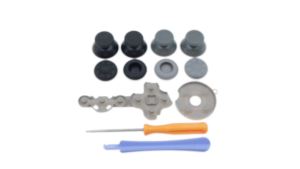 For Xbox 360 Wired/Wireless Controller Repair Parts - T8 Screwdriver + Thumbstick Caps + Conductive Rubber Pads