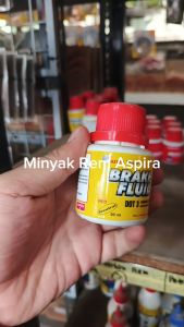 Aspira Oli Minyak Rem DOT 3 50ml Cairan Brake Fluid Cakram Motor