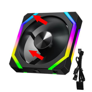 JUMPEAK CS120 ARGB 360mm/240mm Mô-đun Có Thể Xếp Chồng Lên Nhau Quạt Làm Mát RGB 120mm Im Lặng Cho Vỏ PC Chơi Game Và Máy Làm Mát Nước