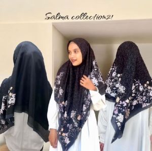 HIJAB SEGI EMPAT | JUMBO 130X130 CANTIK TAMPIL BEDA
