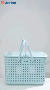 Giỏ Làn Đi Sinh Giỏ Đựng Quần Áo Cho Bé Cao Cấp VIỆT NHẬT HOKORI 2608/09 - TADAHOME