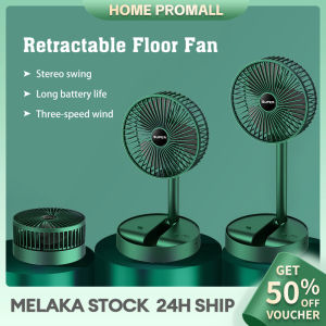 2-in-1 Portable Foldable Silent Fan Office Desktop Silent USB Charging Fan 3 Levels Adjustable Speed Fan Kipas Senyap 静音小风扇