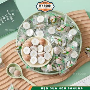 500g kẹo dừa nữa quả SAKURA thơm béo giòn.
