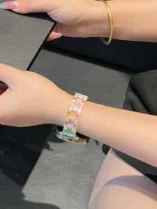 Huawei GT5 GT4 GT3 Watch4Pro Sports Smartwatch Band Replacement Resin Strap for Women Compatible with Honor Magic2 41mm