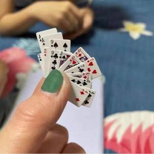 MINGRENBANG | Portable Miniature Fun Cute Card Game Set